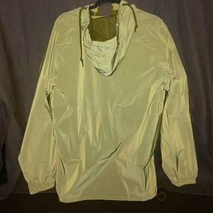 Reflective Yellow Anorak Windbreaker Jacket